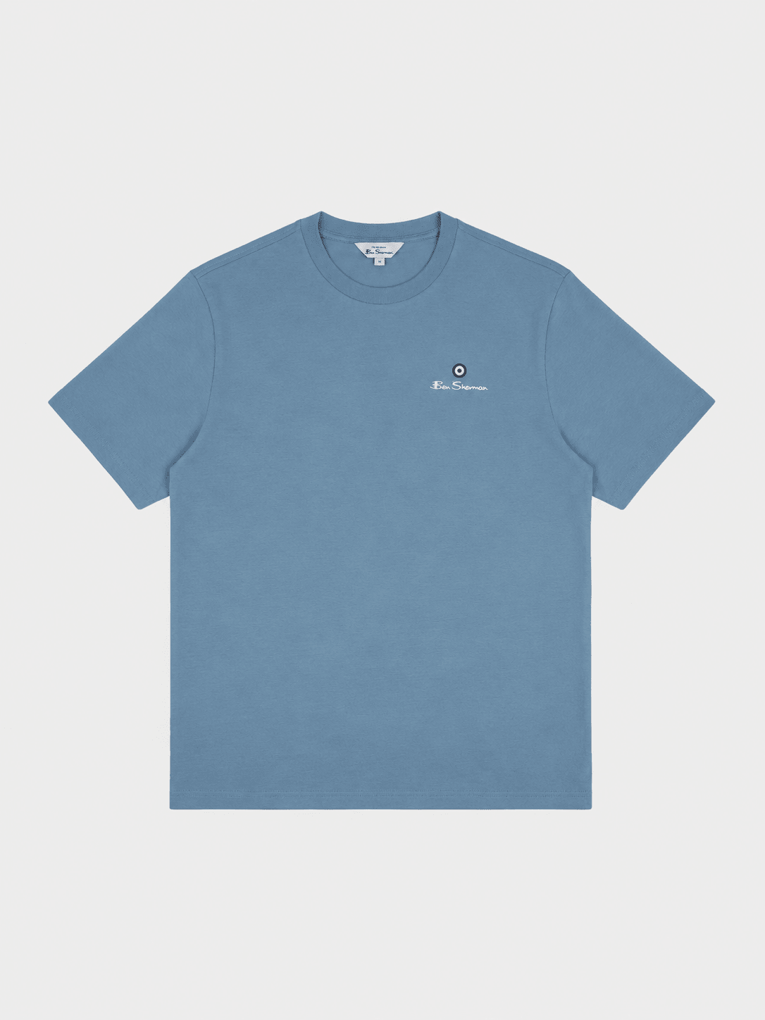 ESSENTIAL CREW NECK TEE - CASSIDY BLUE