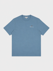 ESSENTIAL CREW NECK TEE - CASSIDY BLUE