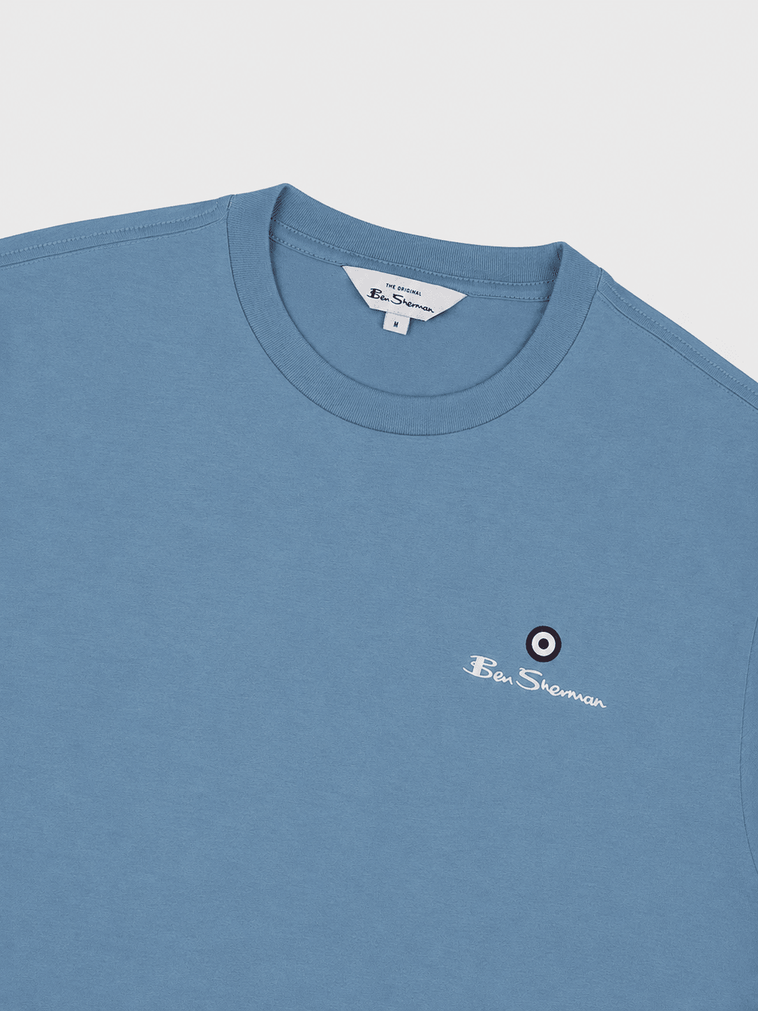 ESSENTIAL CREW NECK TEE - CASSIDY BLUE