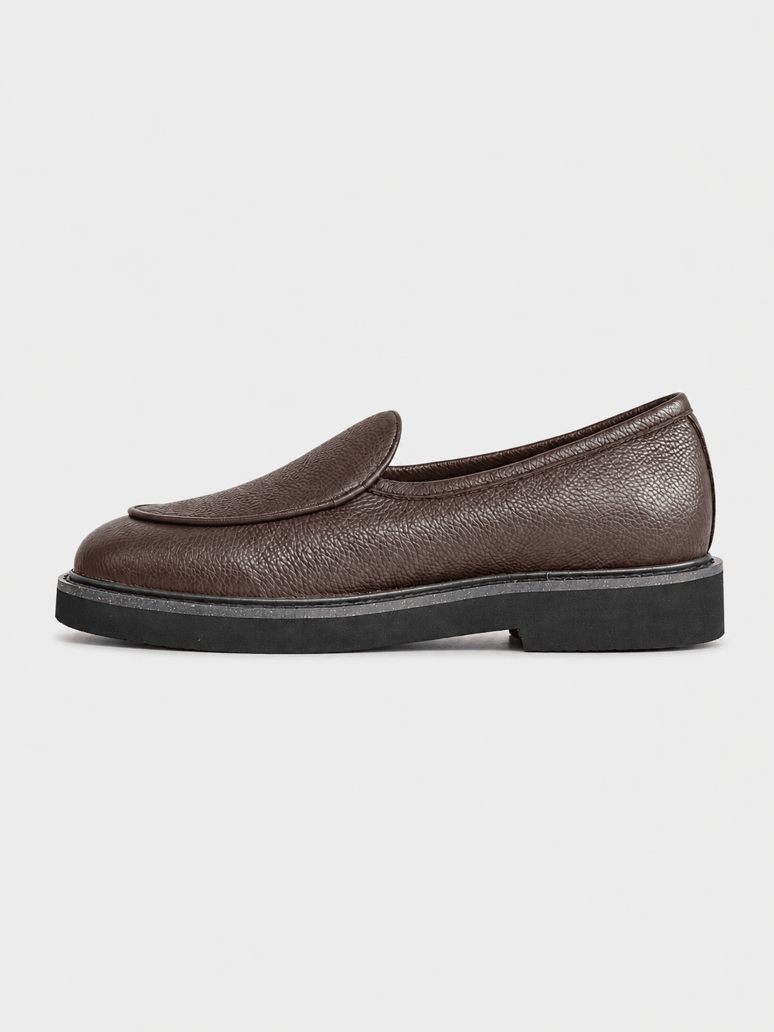 Camden Leather Slip On - Coffee Black
