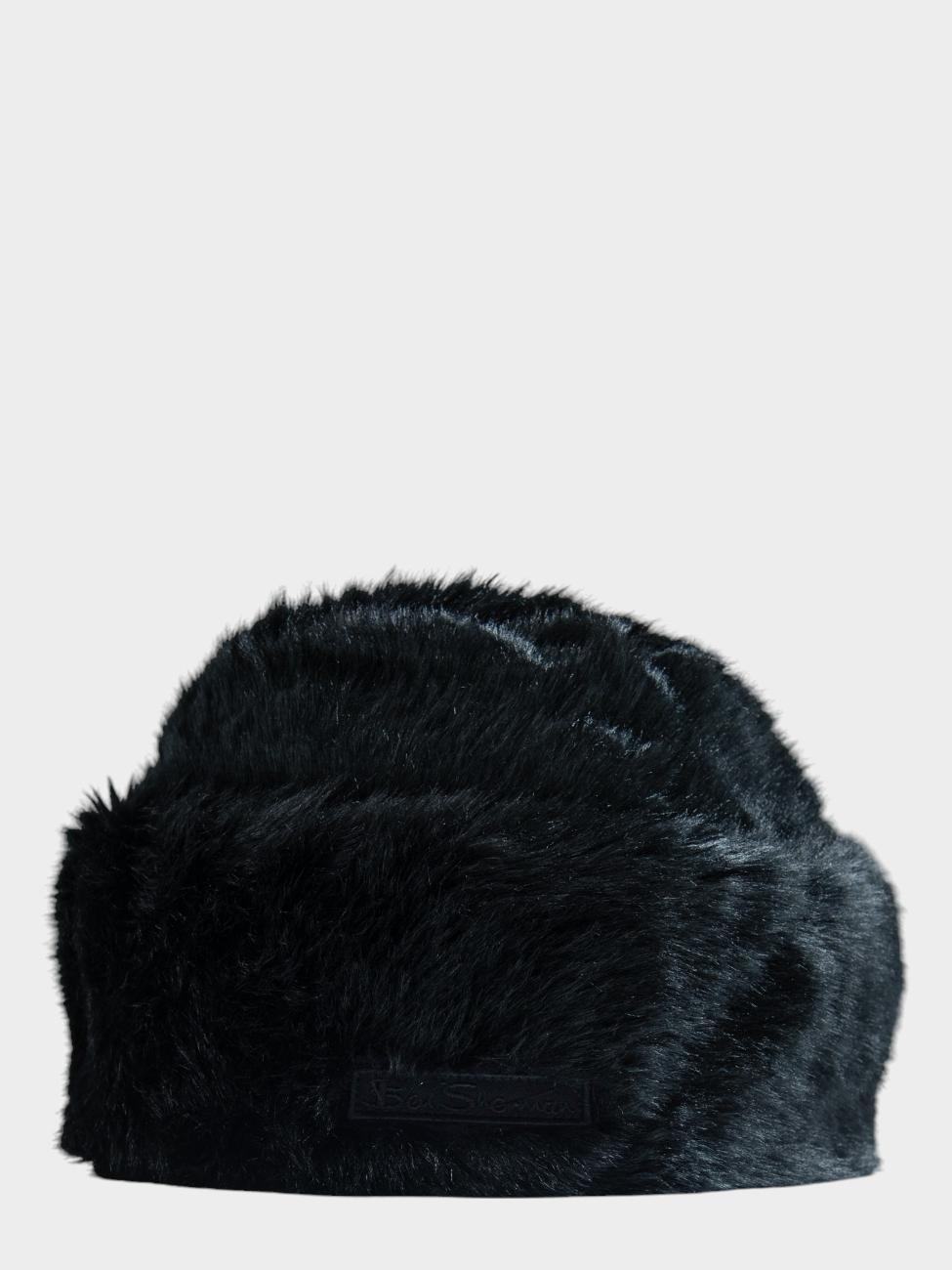 Cossack Faux Fur Hat - Black