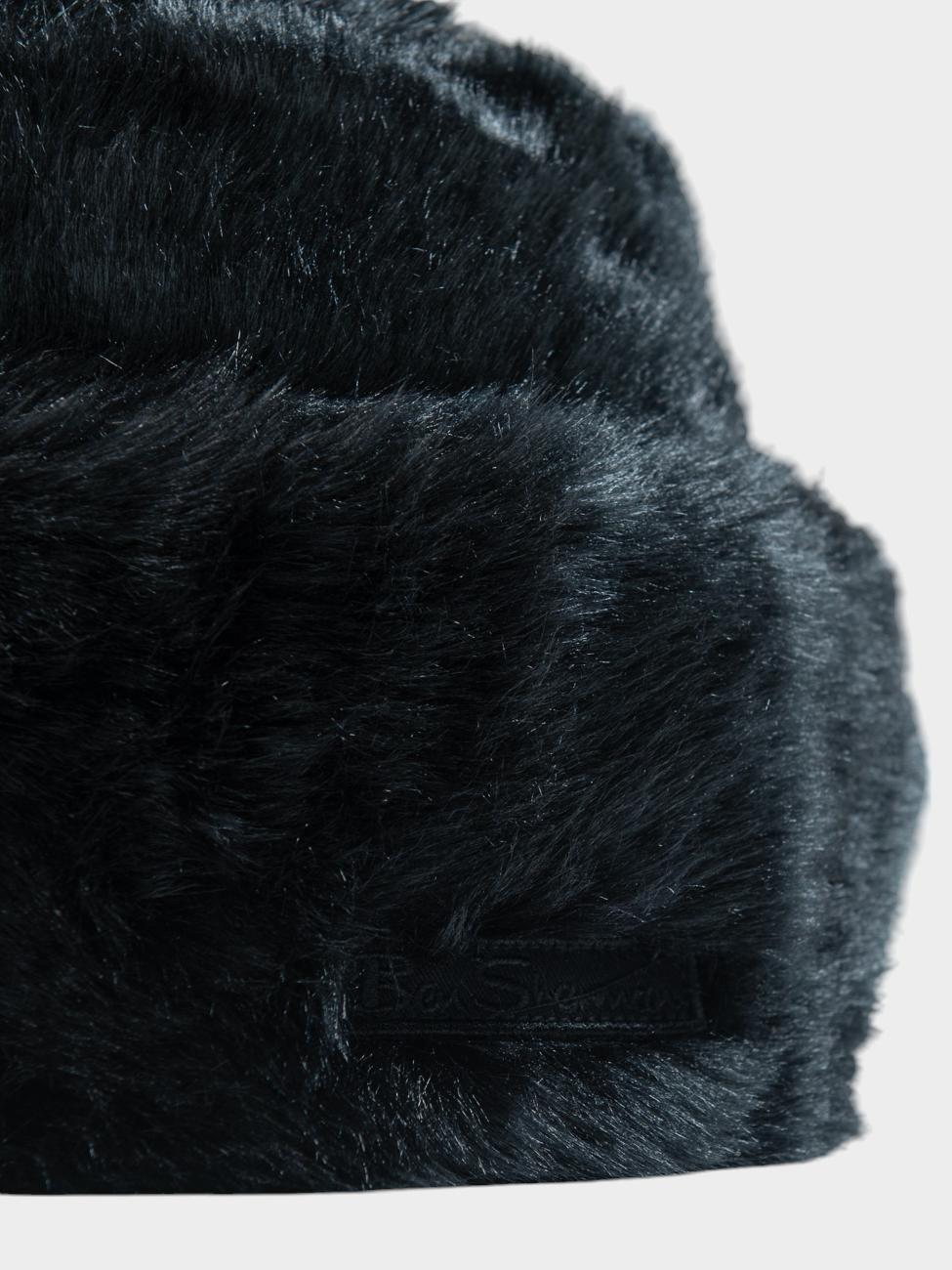 Cossack Faux Fur Hat - Black