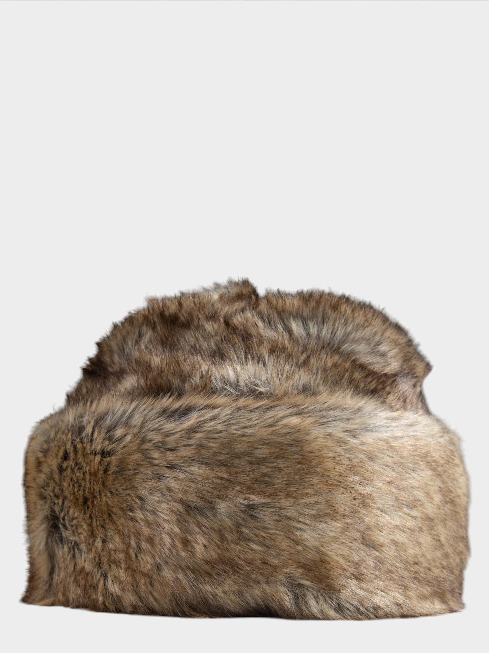 Cossack Faux Fur Hat - Brown