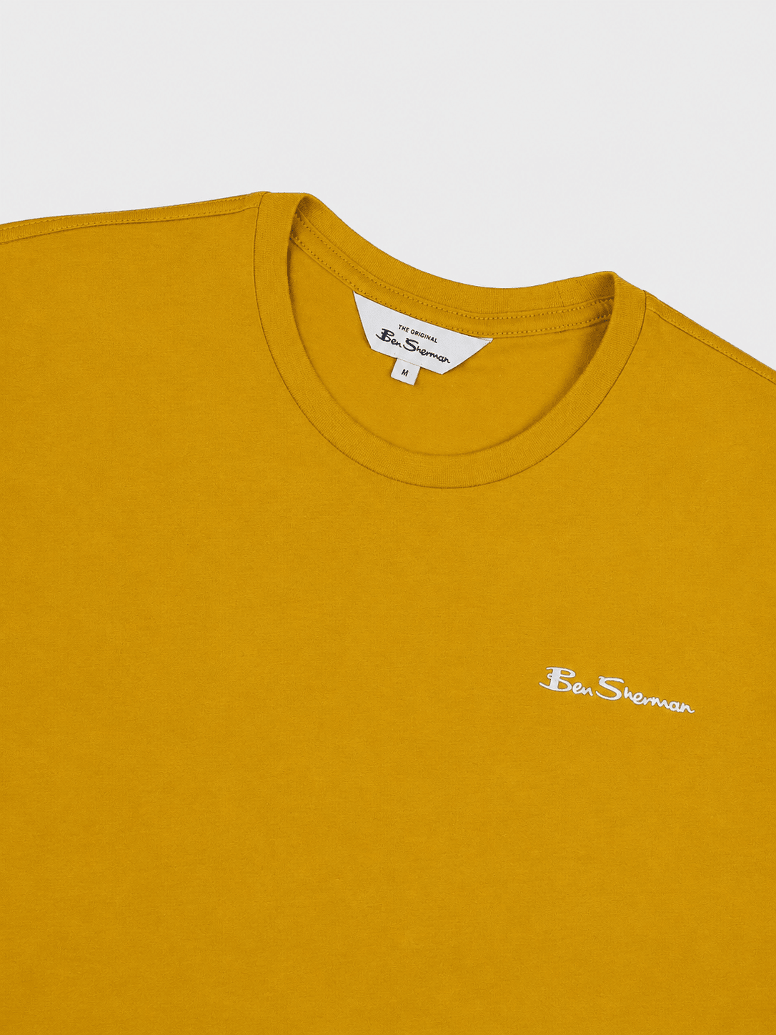 ESSENTIAL CREW NECK LONG SLEEVE T-SHIRT - DIJON