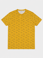 Ben Sherman All Over Print T-Shirt in Dijon - Front View