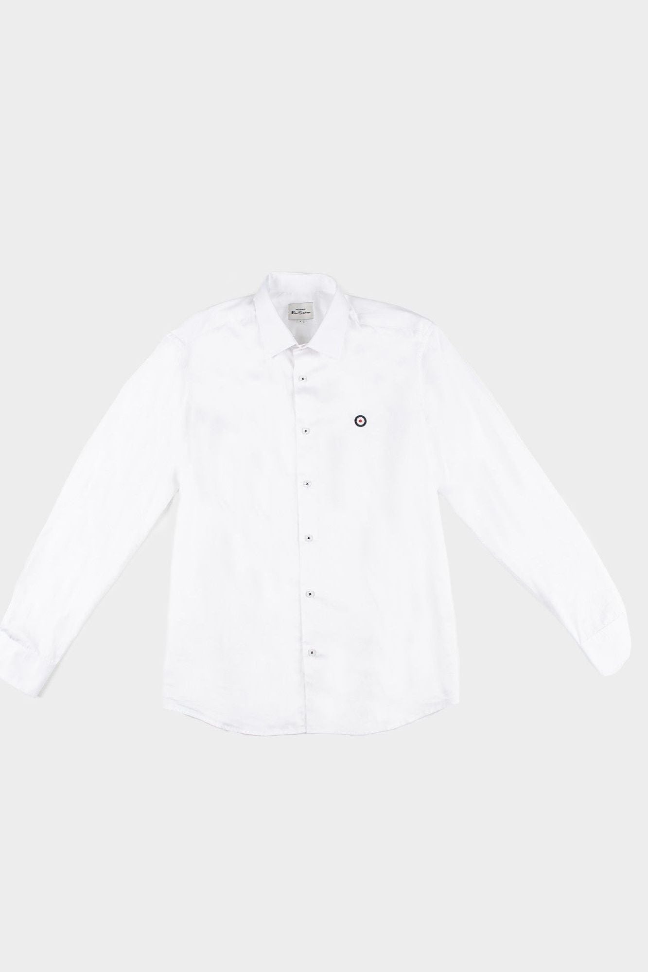 Ben Sherman Target Shirt - White | Men's Slim Fit Cotton Shirt Ben Sherman South Africa Ben Sherman Target Shirt - White | Men's Slim Fit Cotton Shirt Ben Sherman South Africa