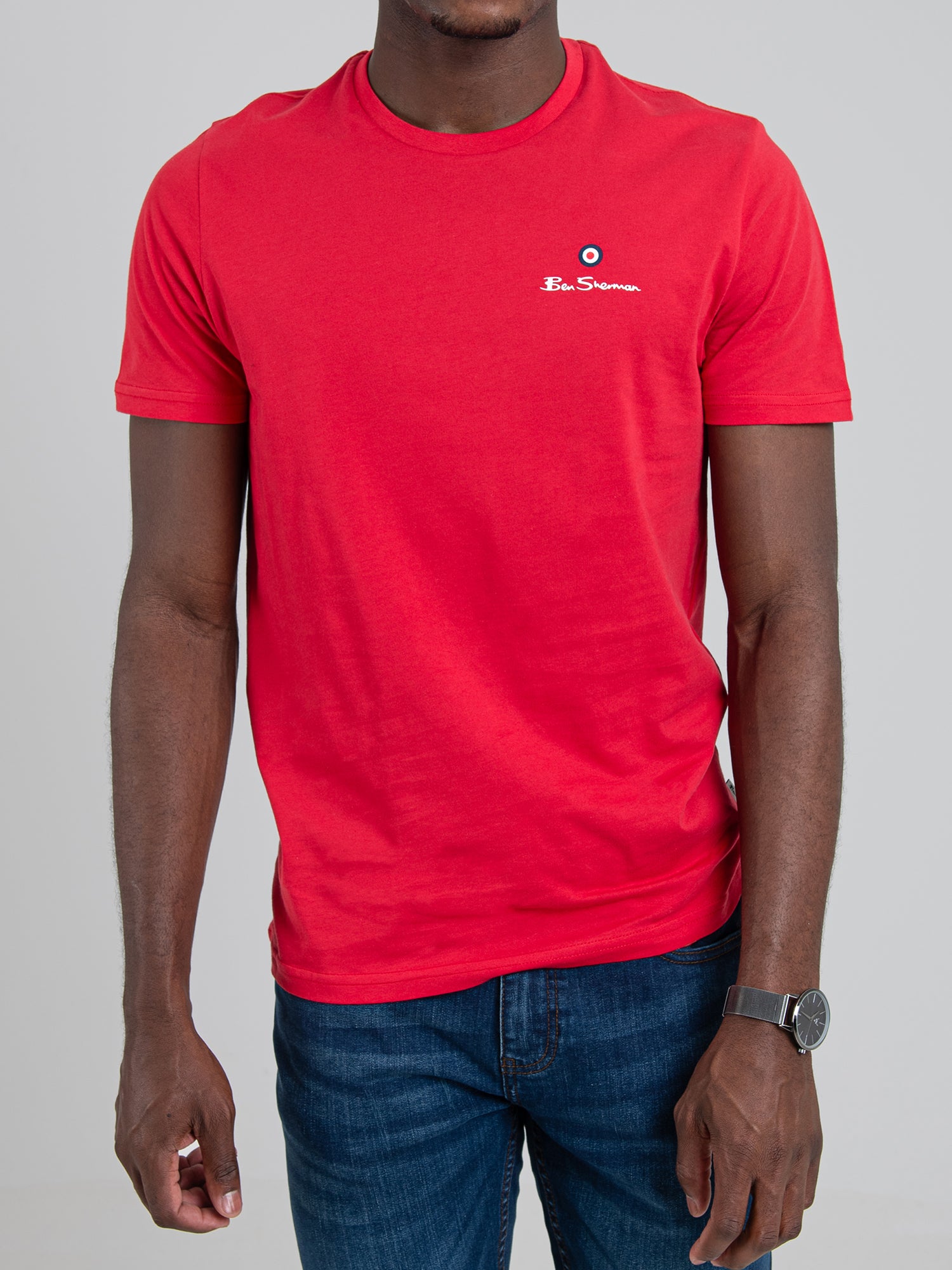 Essential Crew Neck Tee Charcoal Ben Sherman South Africa