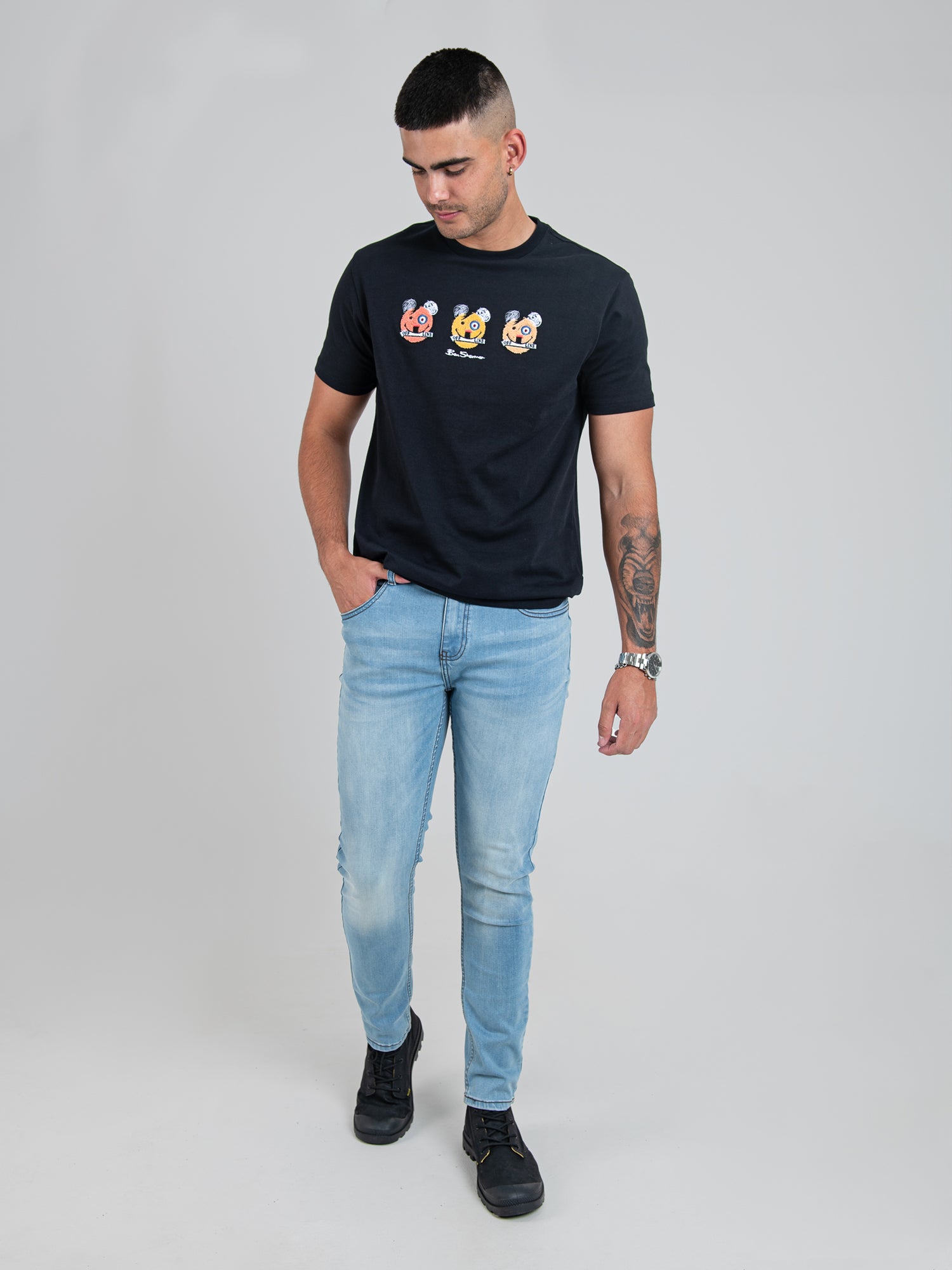Ben Sherman Men's Light Blue Essentials Slim Fit Denim – Ben
