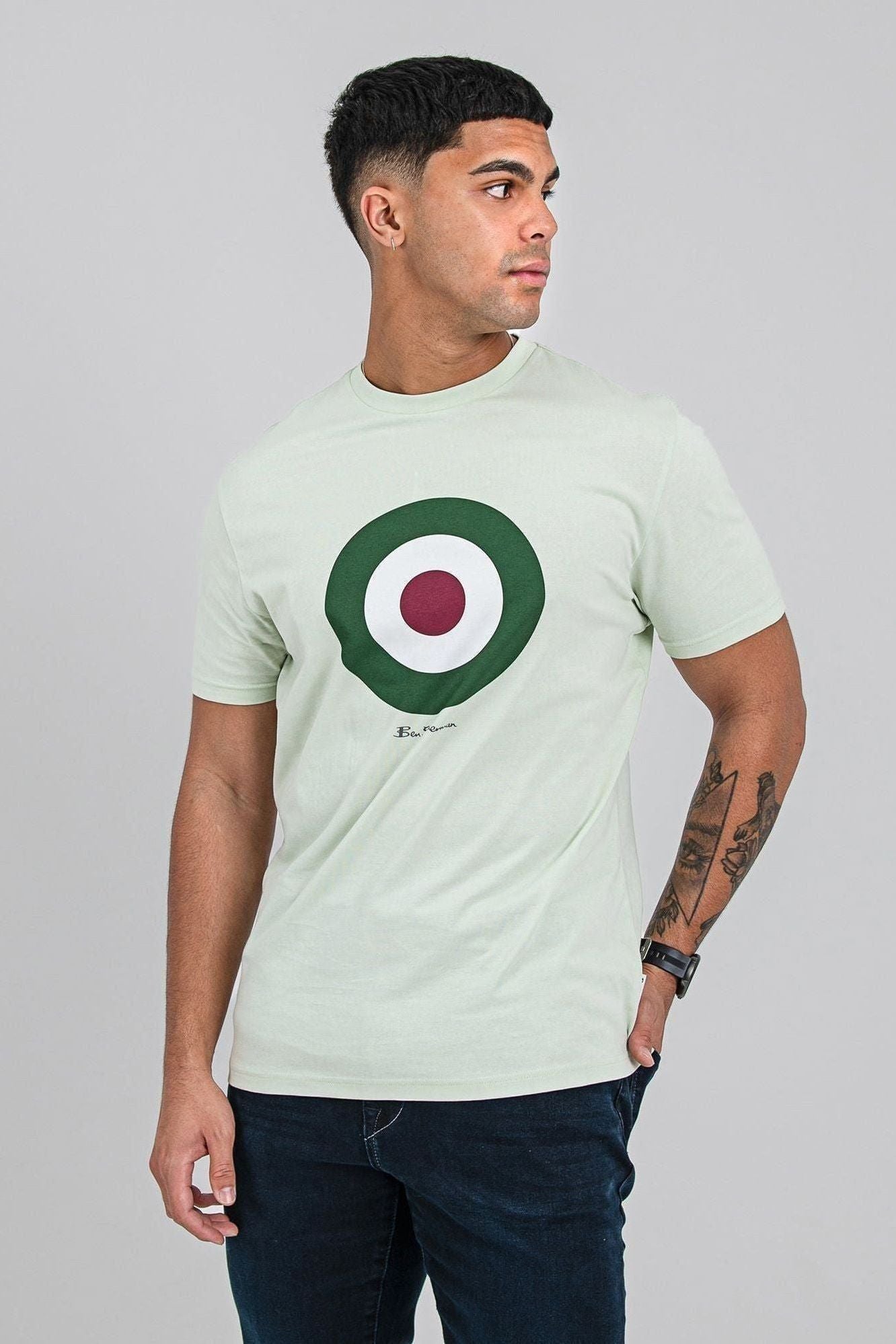 Target Tee - Pistachio