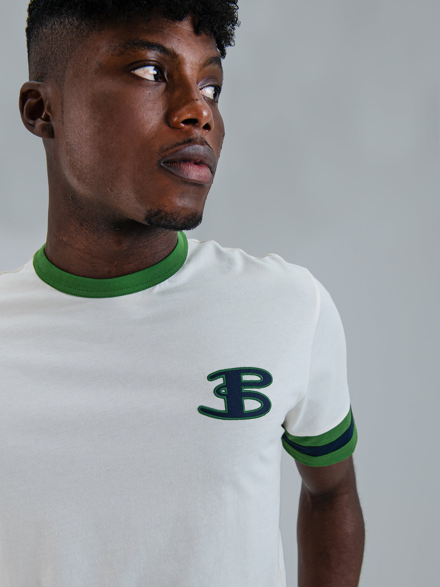 Plain B Tee Shirt - Elm Green