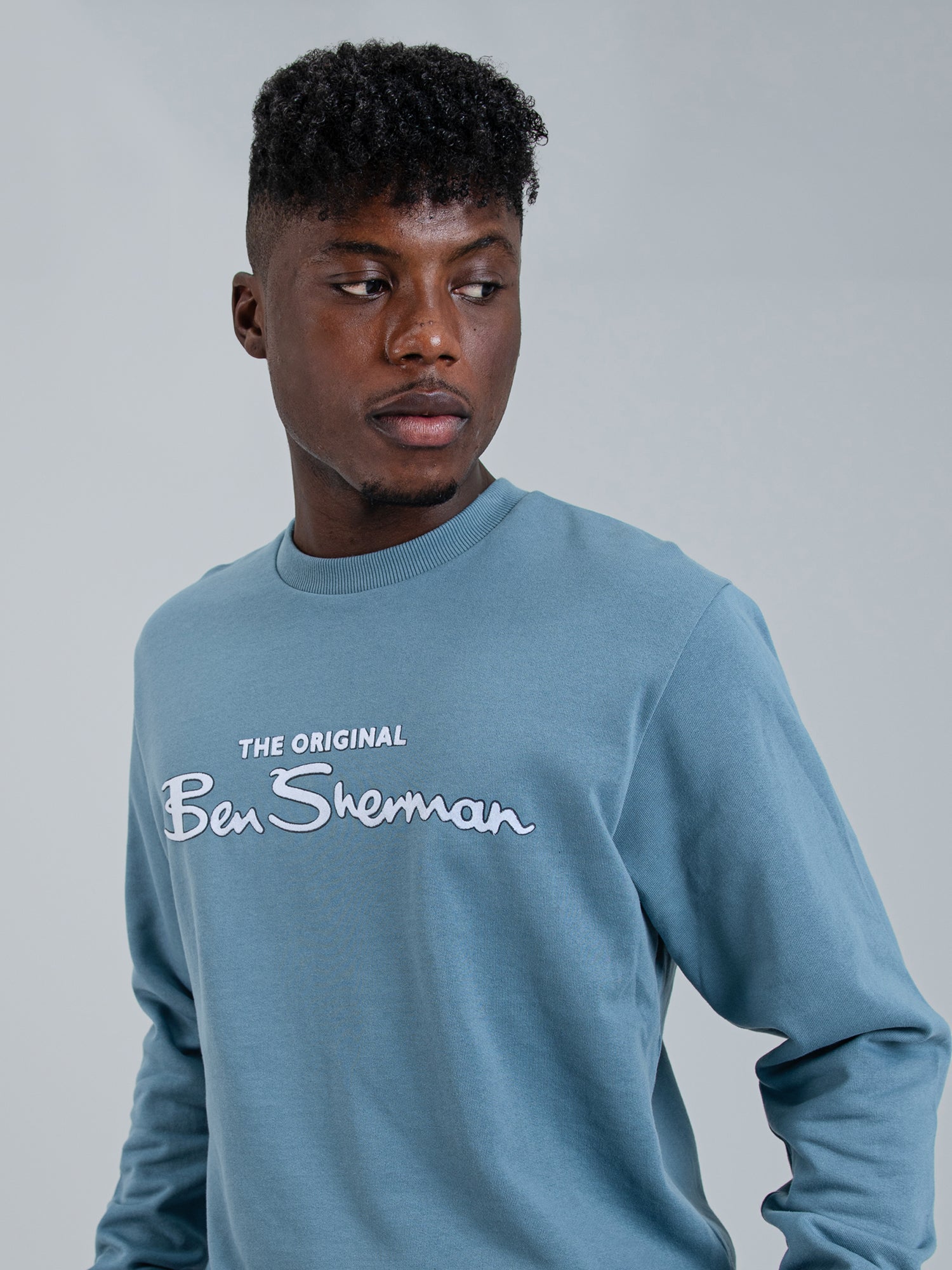 Signature Flock Crew Fleece - Citadel
