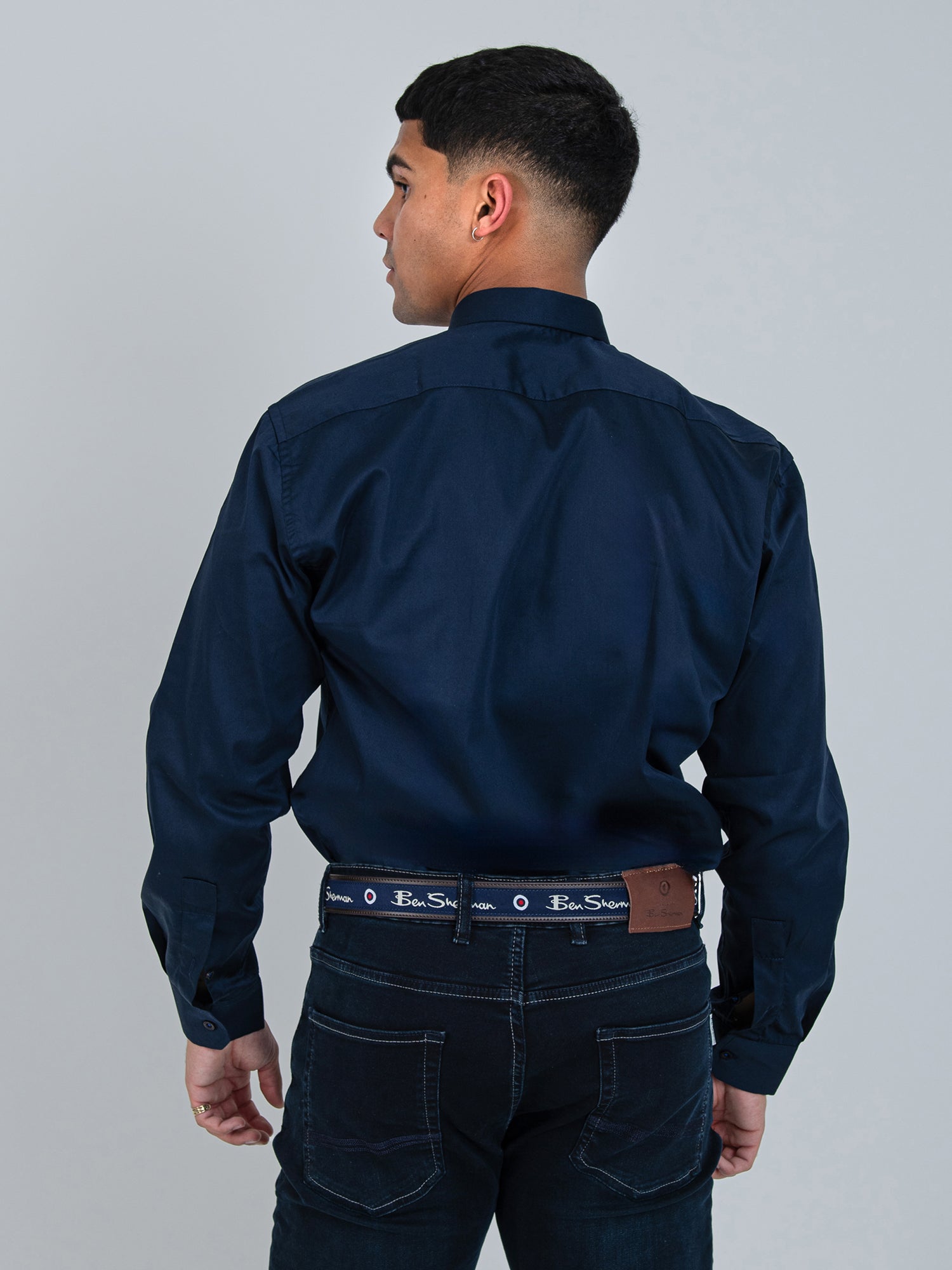 Ben Sherman Target Shirt - Navy | Men's Slim Fit Cotton Shirt Ben Sherman South Africa Ben Sherman Target Shirt - Navy | Men's Slim Fit Cotton Shirt Ben Sherman South Africa
