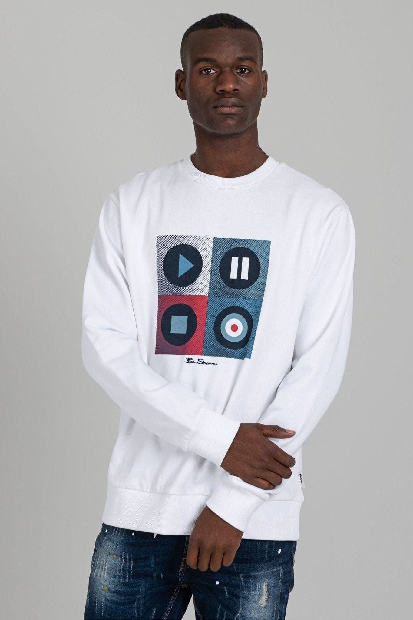 Play Crew Sweater - White