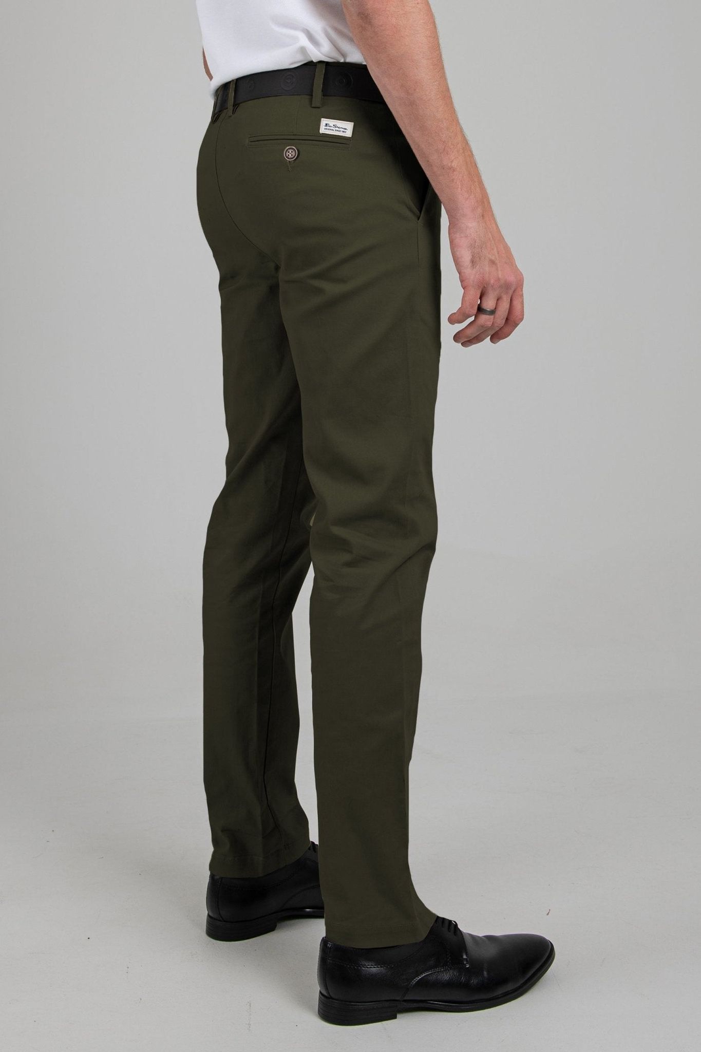 Signature Slim Stretch Chino - Olive