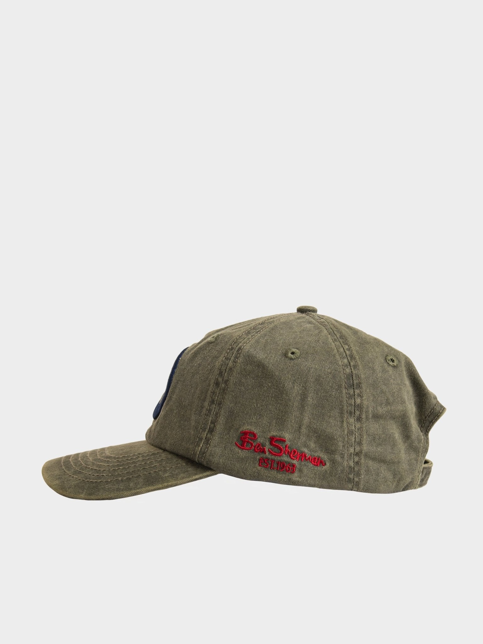 Ben Sherman Target Cap in Military Green | Adjustable Baseball Cap ...