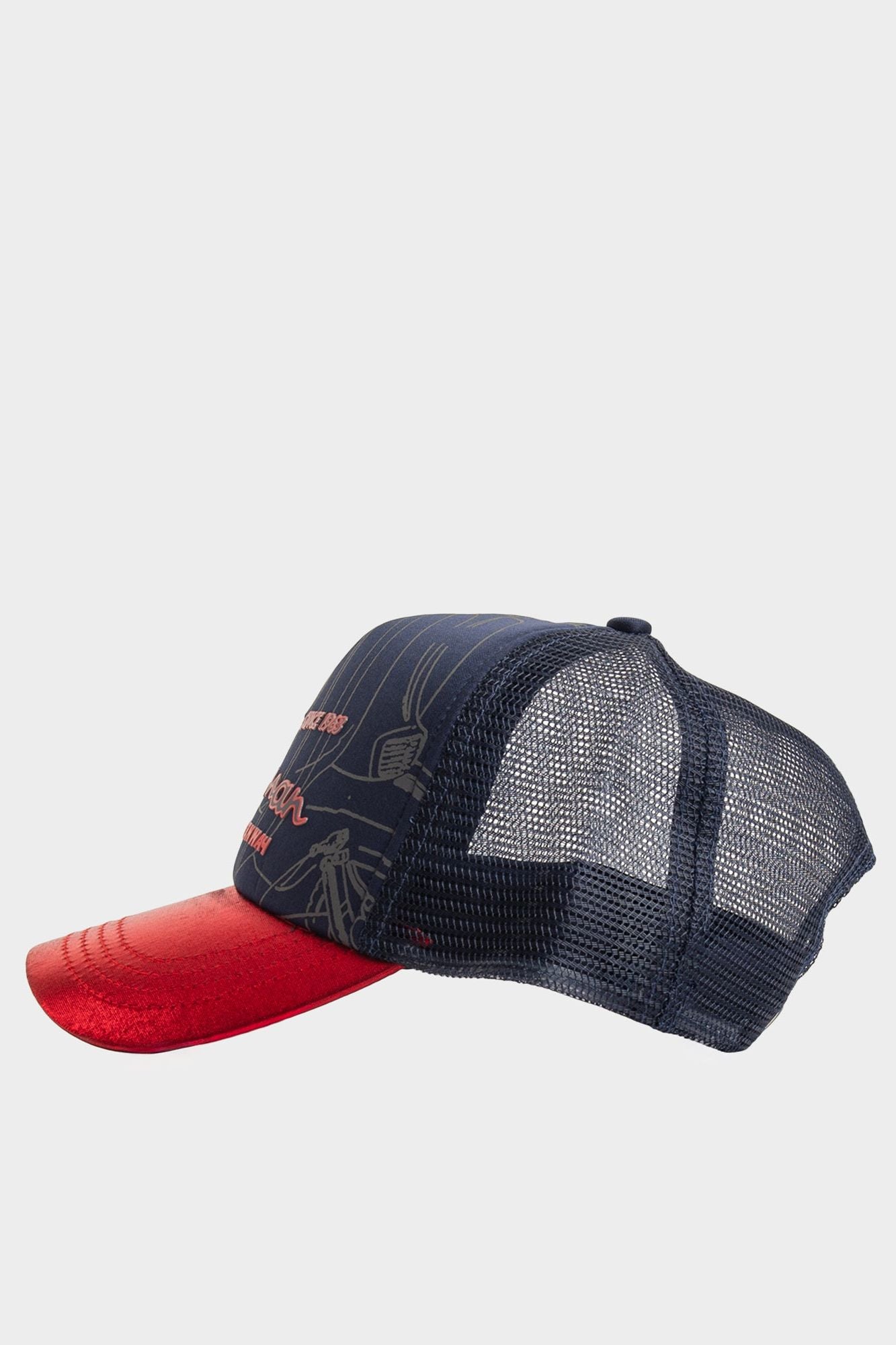 EXPOLDED SCOOTER FOIL TRUCKER CAP - NAVY / RED