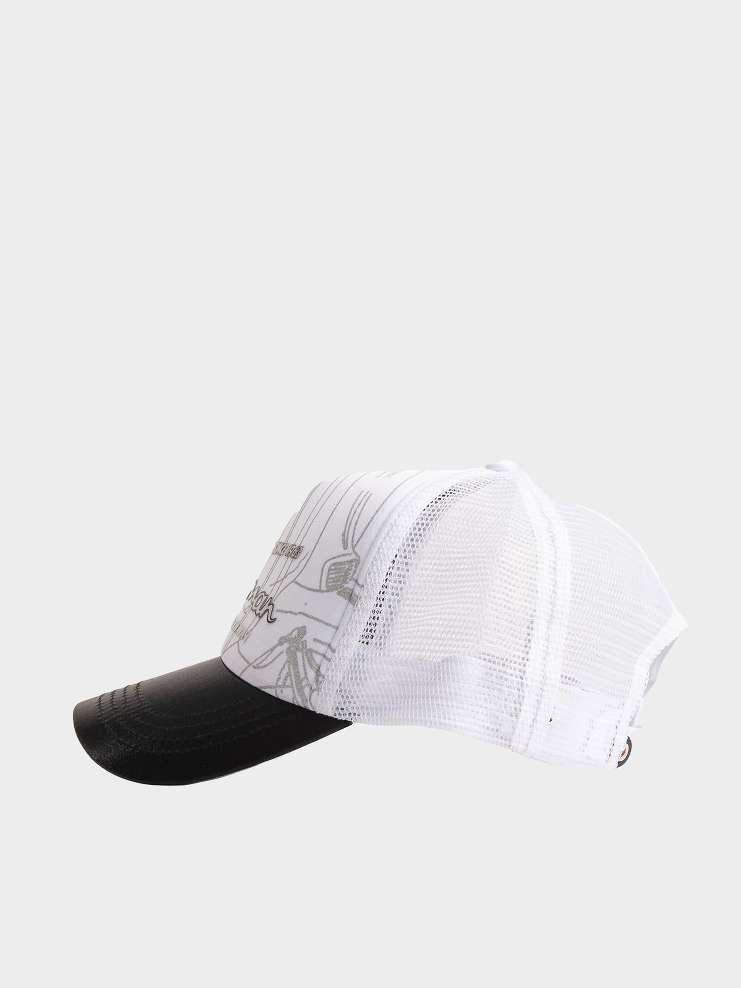 EXPOLDED SCOOTER FOIL TRUCKER CAP - WHITE / BLACK