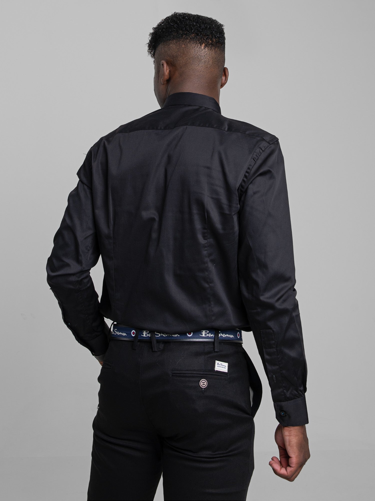 Ben Sherman Target Shirt - Black | Men's Slim Fit Cotton Shirt Ben Sherman South Africa Ben Sherman Target Shirt - Black | Men's Slim Fit Cotton Shirt Ben Sherman South Africa