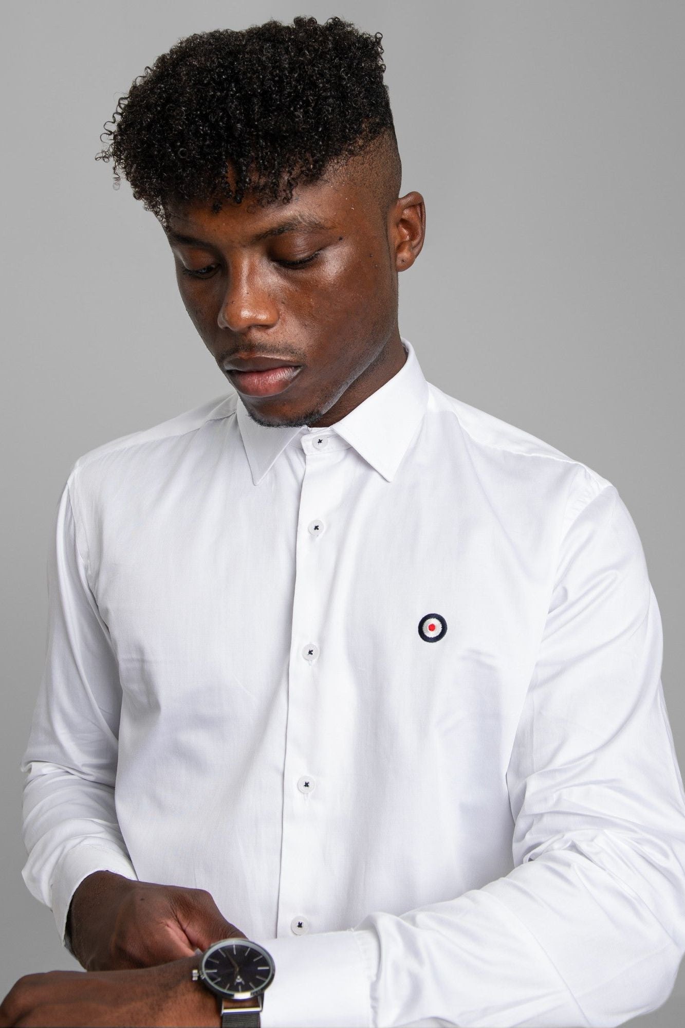 BEN TARGET SHIRT -  White