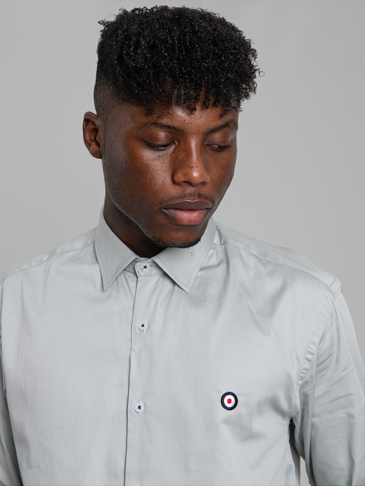 BEN TARGET SHIRT -  Ash Grey