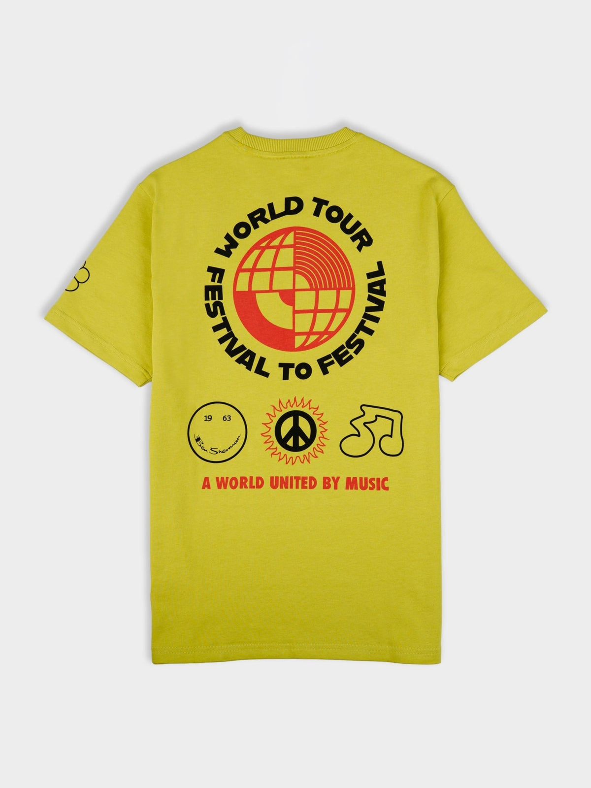 Ben Sherman Festival Tee in Apple – image 2 of 3