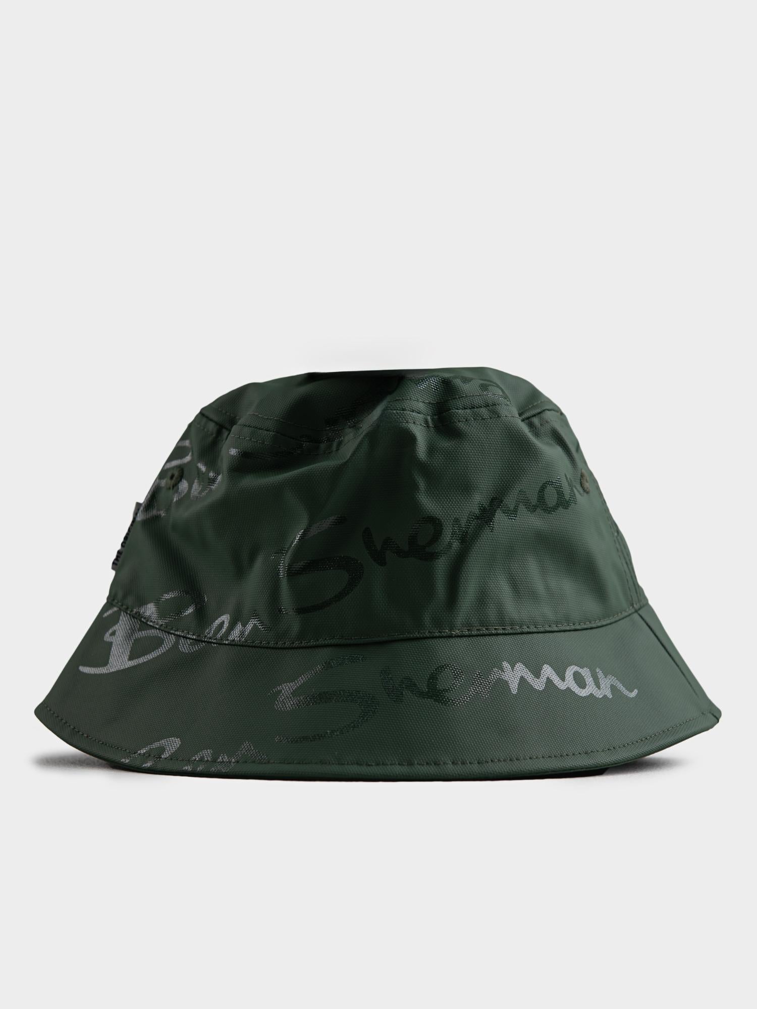WAX PLASTISOL TARGET BUCKET HAT - Dark Olive – Ben Sherman South