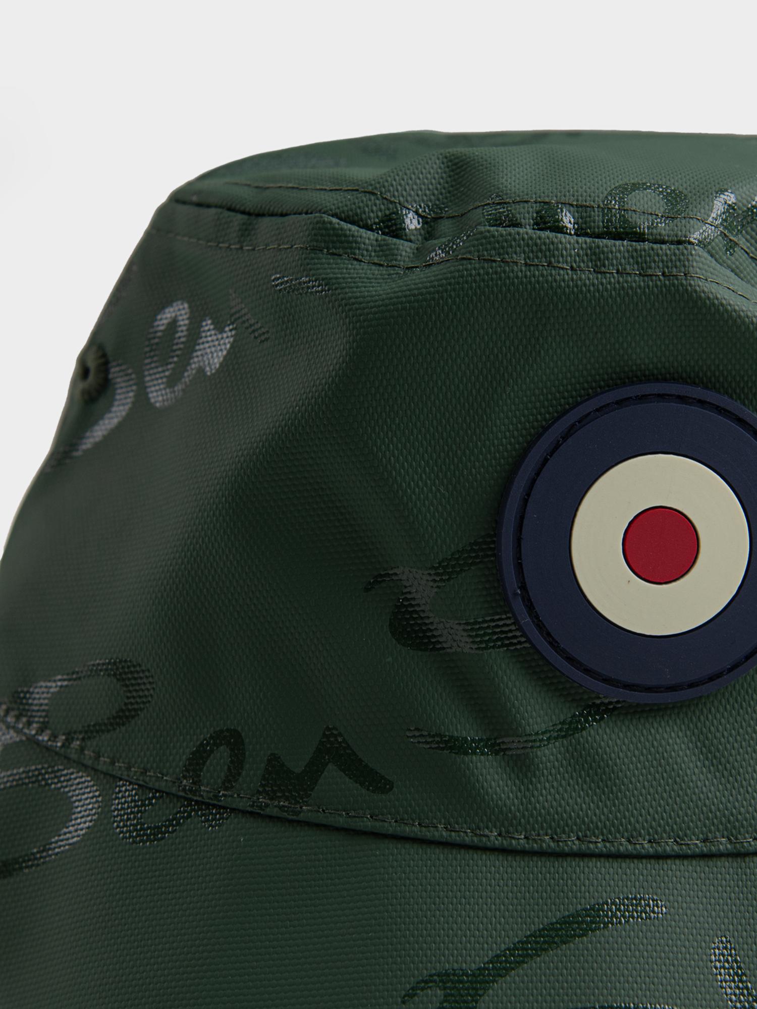 Wax Plastisol Target Bucket Hat – Dark Olive | Ben Sherman South