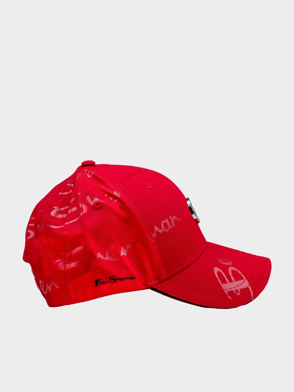 Ben Sherman George Plastisol Cap in Red – image 2 of 4