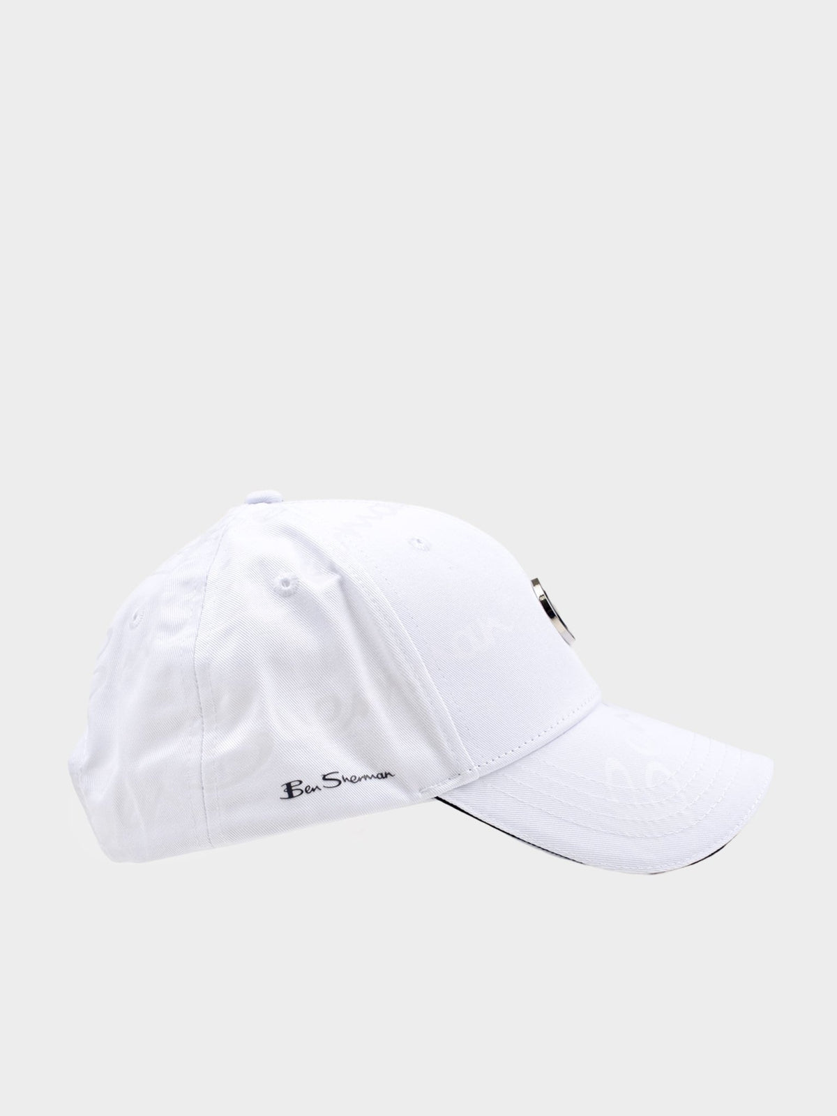 Ben Sherman George Plastisol Cap in White – image 2 of 4
