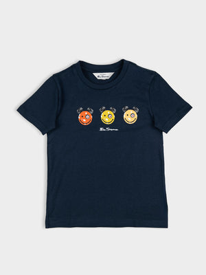 Happy Bears Tee - Navy