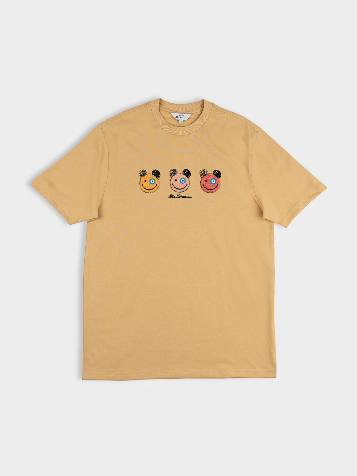 Happy Bears Tee - New Wheat