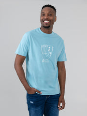 Hidden Ace Tee - Retro Blue