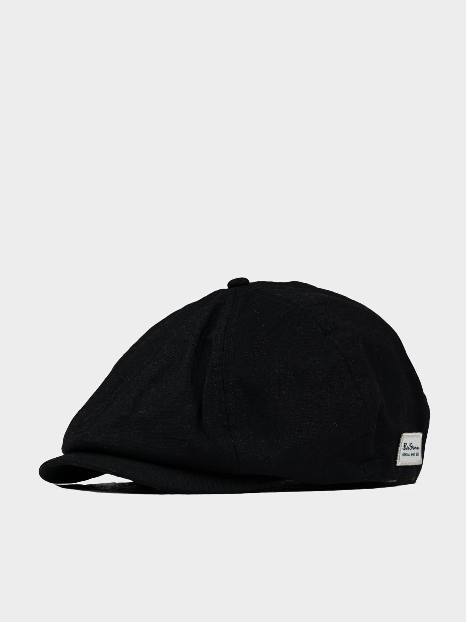Linen Ivy hat - Black