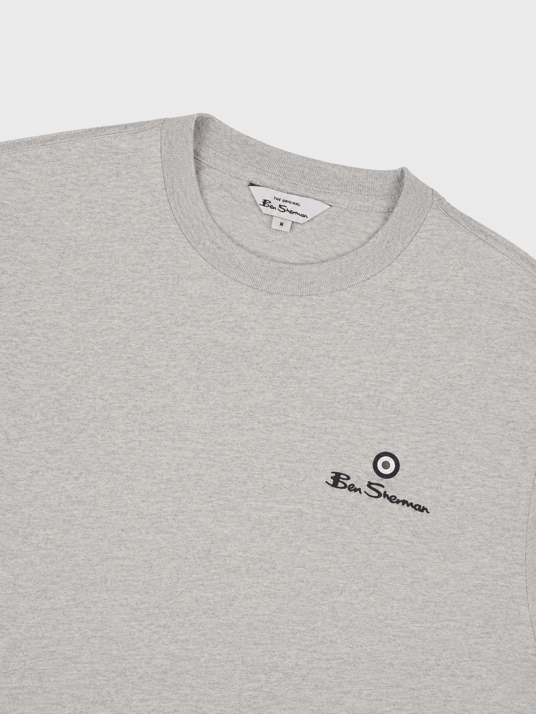 ESSENTIAL CREW NECK TEE - LIGHT MELANGE