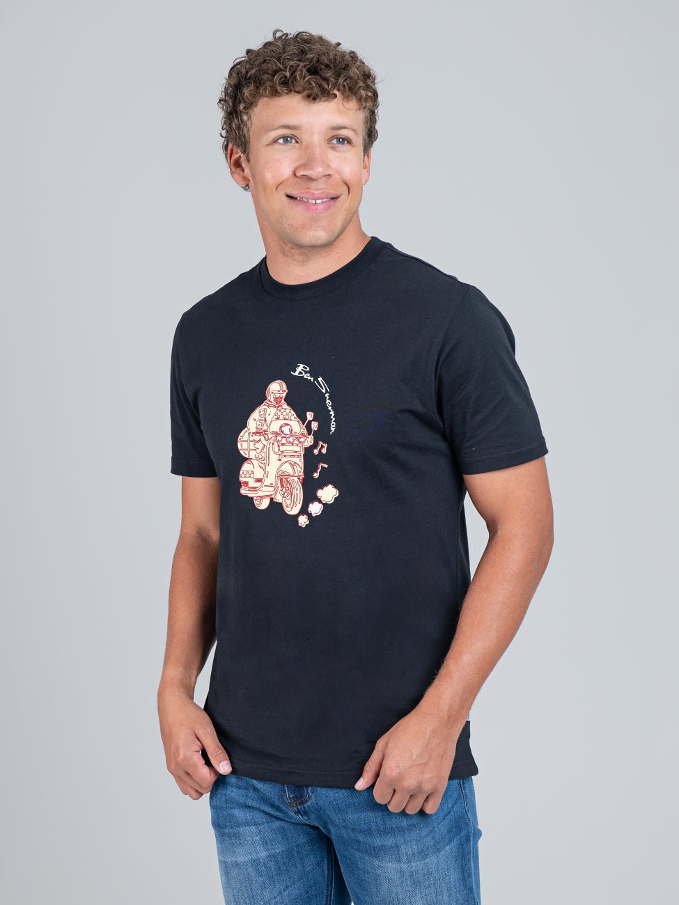 Mod Scooter Tee - Black