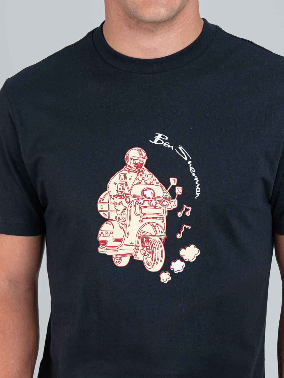 Mod Scooter Tee - Black