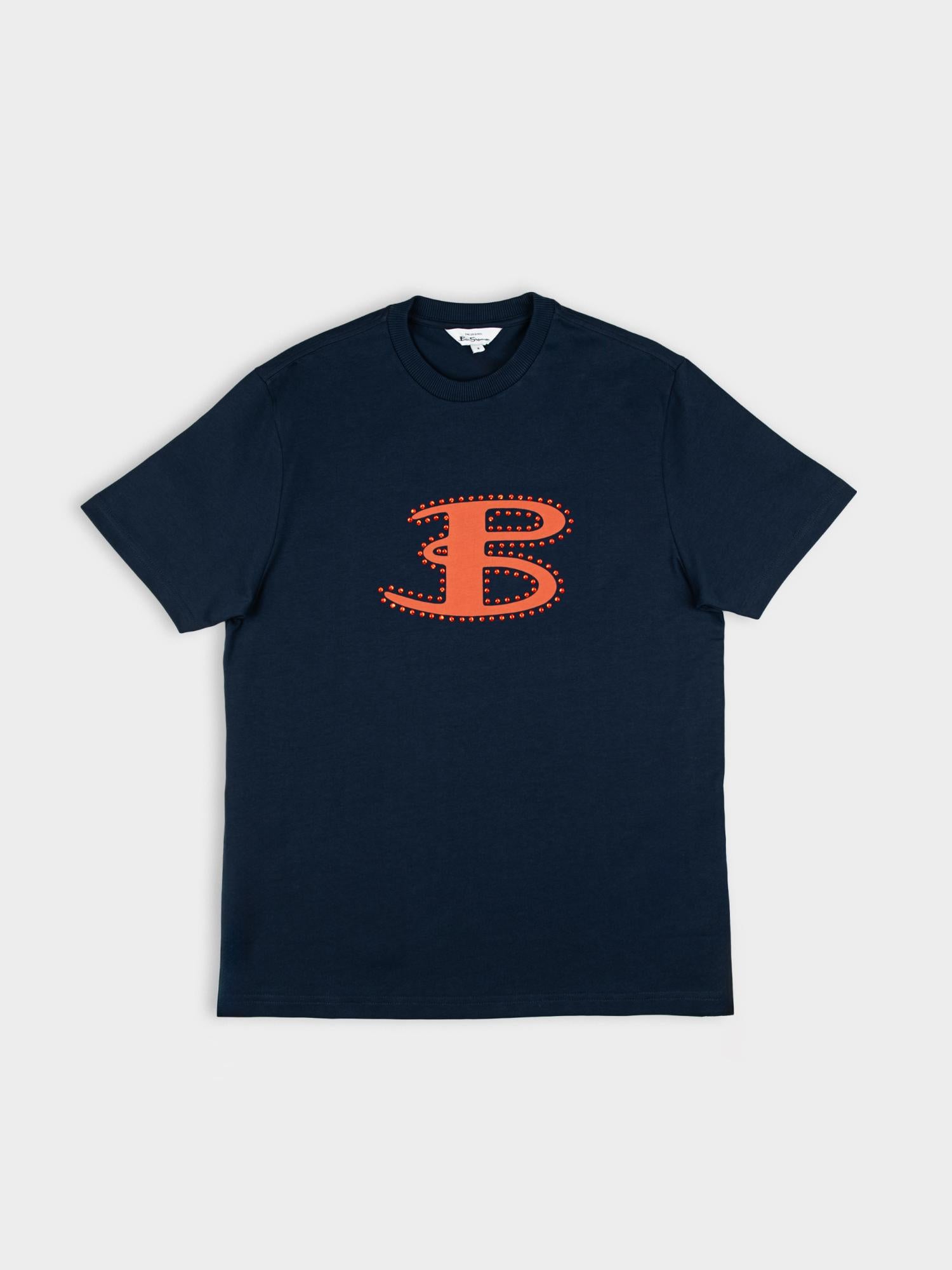 B Bling Tee - Navy