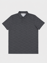 Ben Sherman Target All Over Print Polo in Olive - Front View
