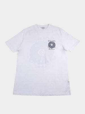Oceans Record Tee - White
