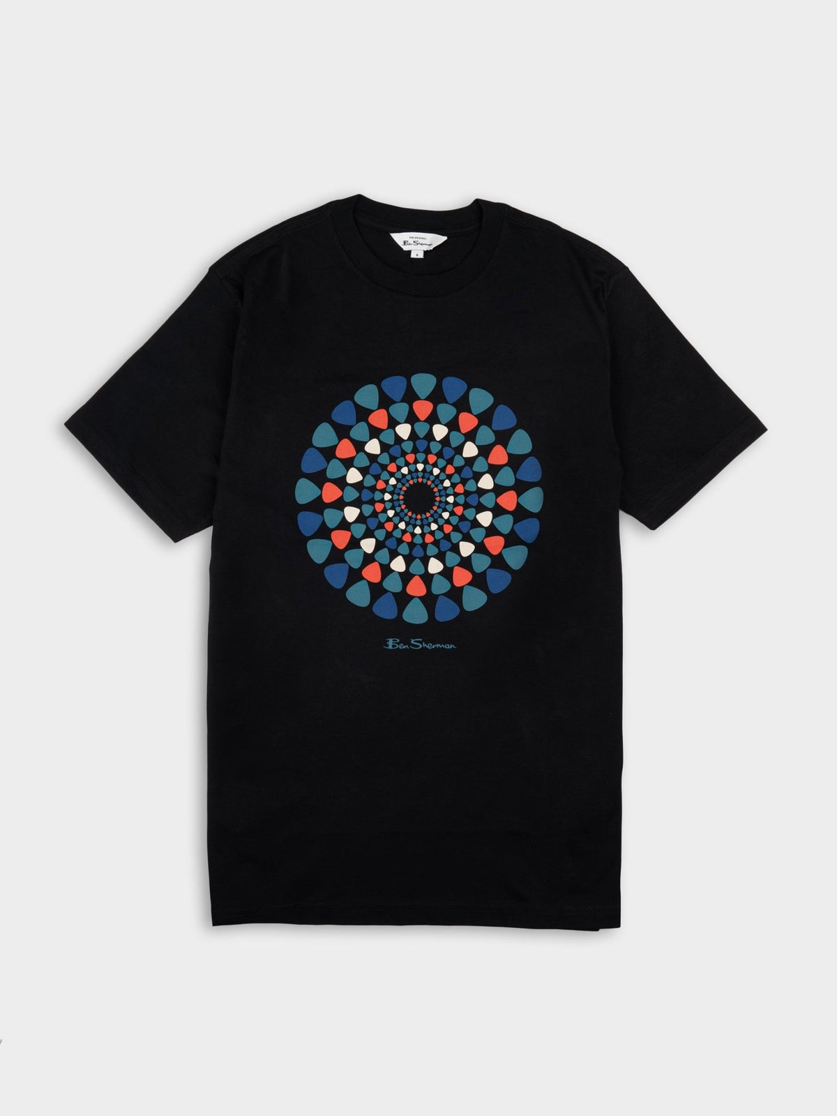 Ben Sherman Plectrum Target Tee in Black