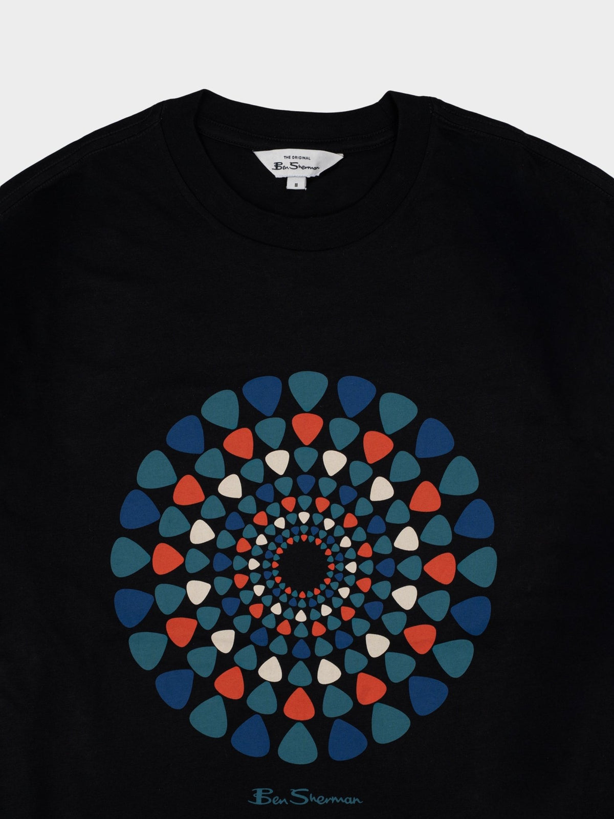 Ben Sherman Plectrum Target Tee in Black – image 2 of 2
