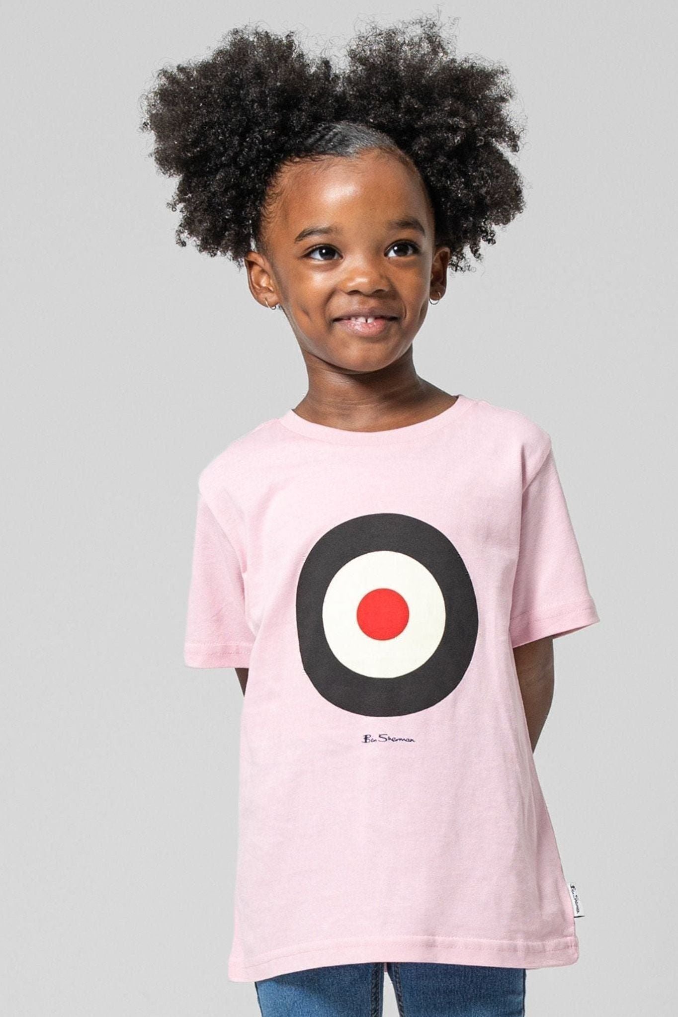 Kids Target Tee - Pink