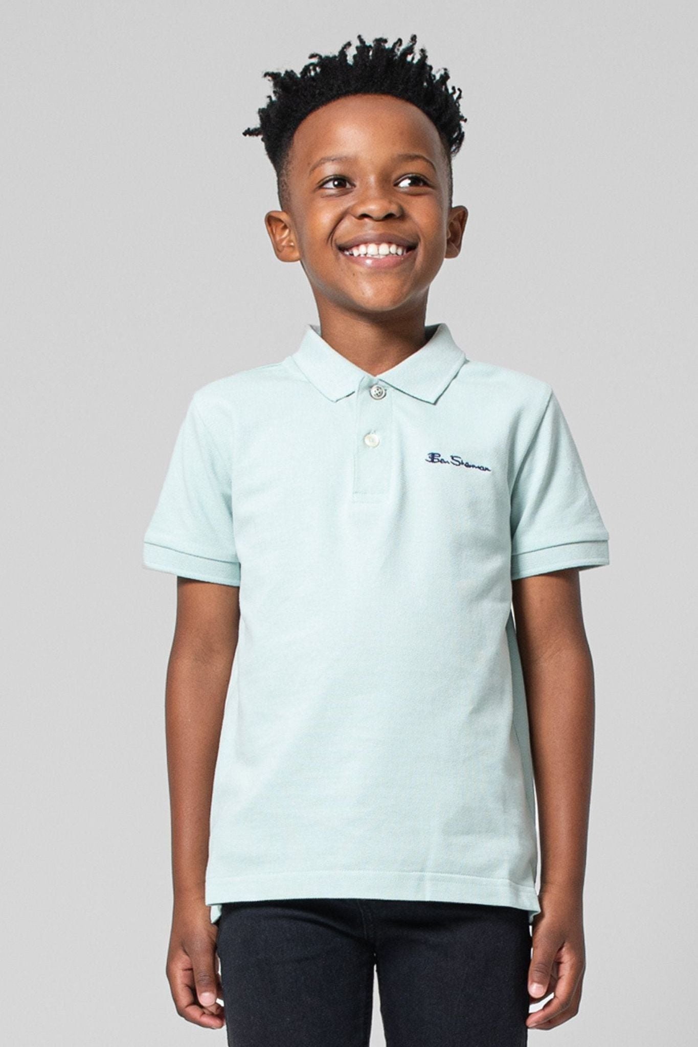 Kids Signature Polo - Mint