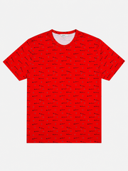 ALL OVER PRINT T-SHIRT - RED