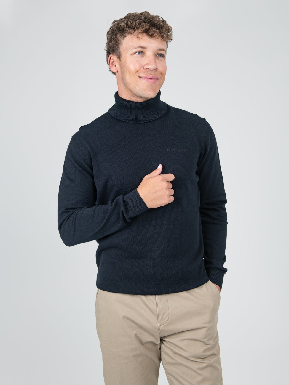 Roll neck Knit - Black