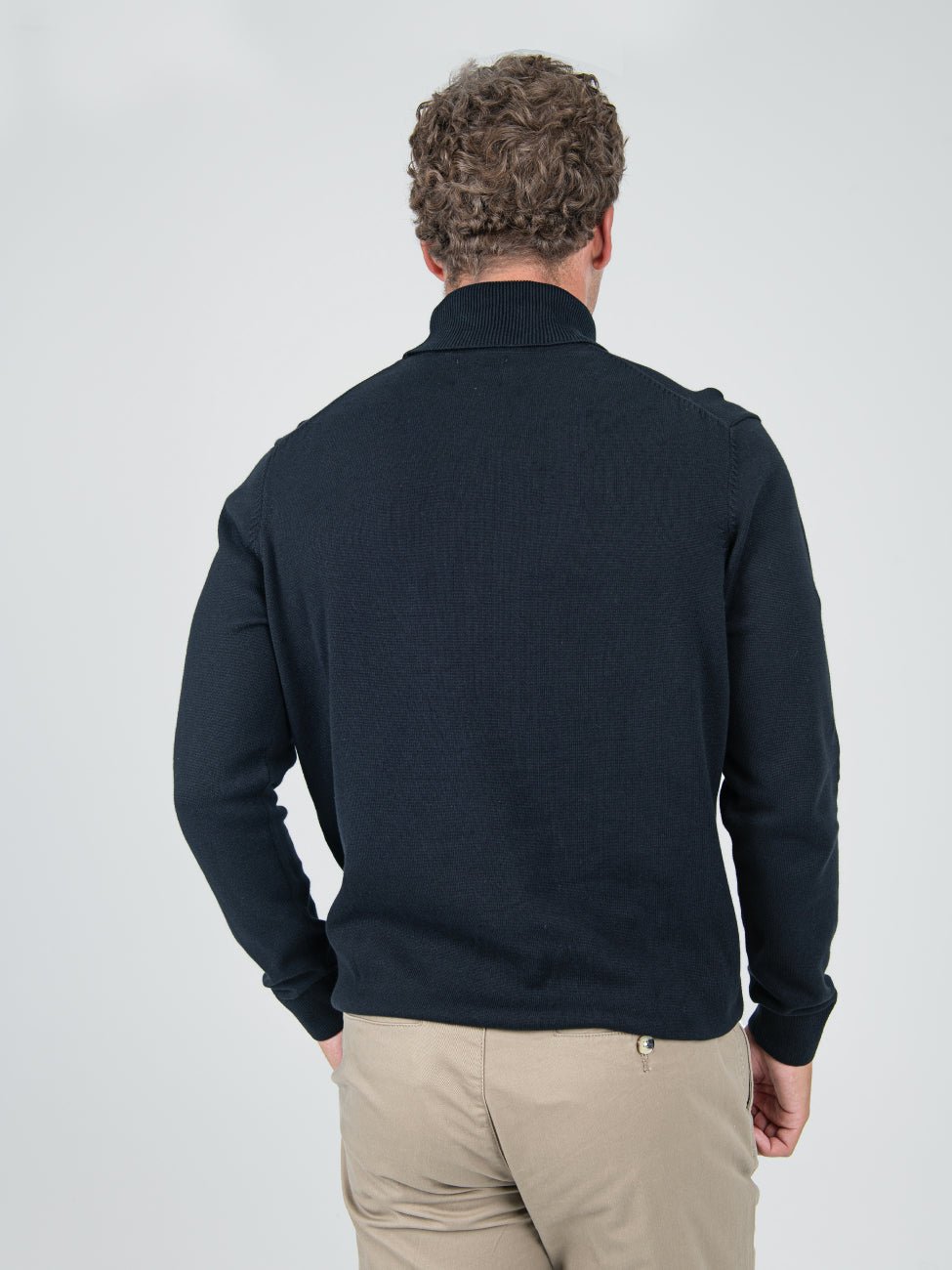 Roll neck Knit - Black