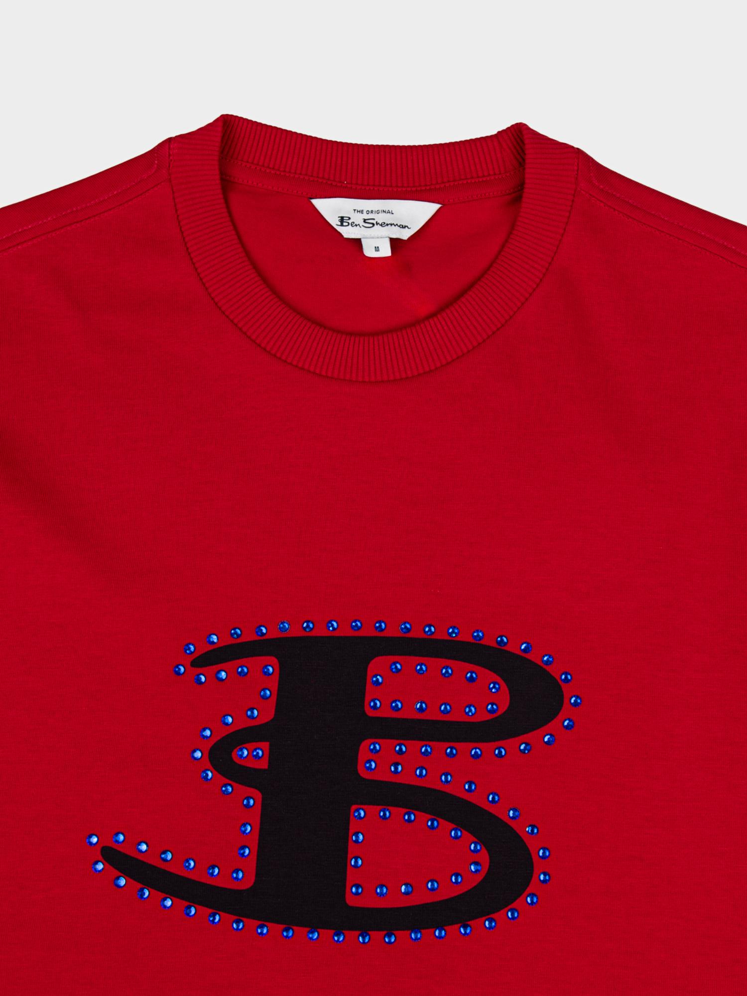 B Bling Tee - Red