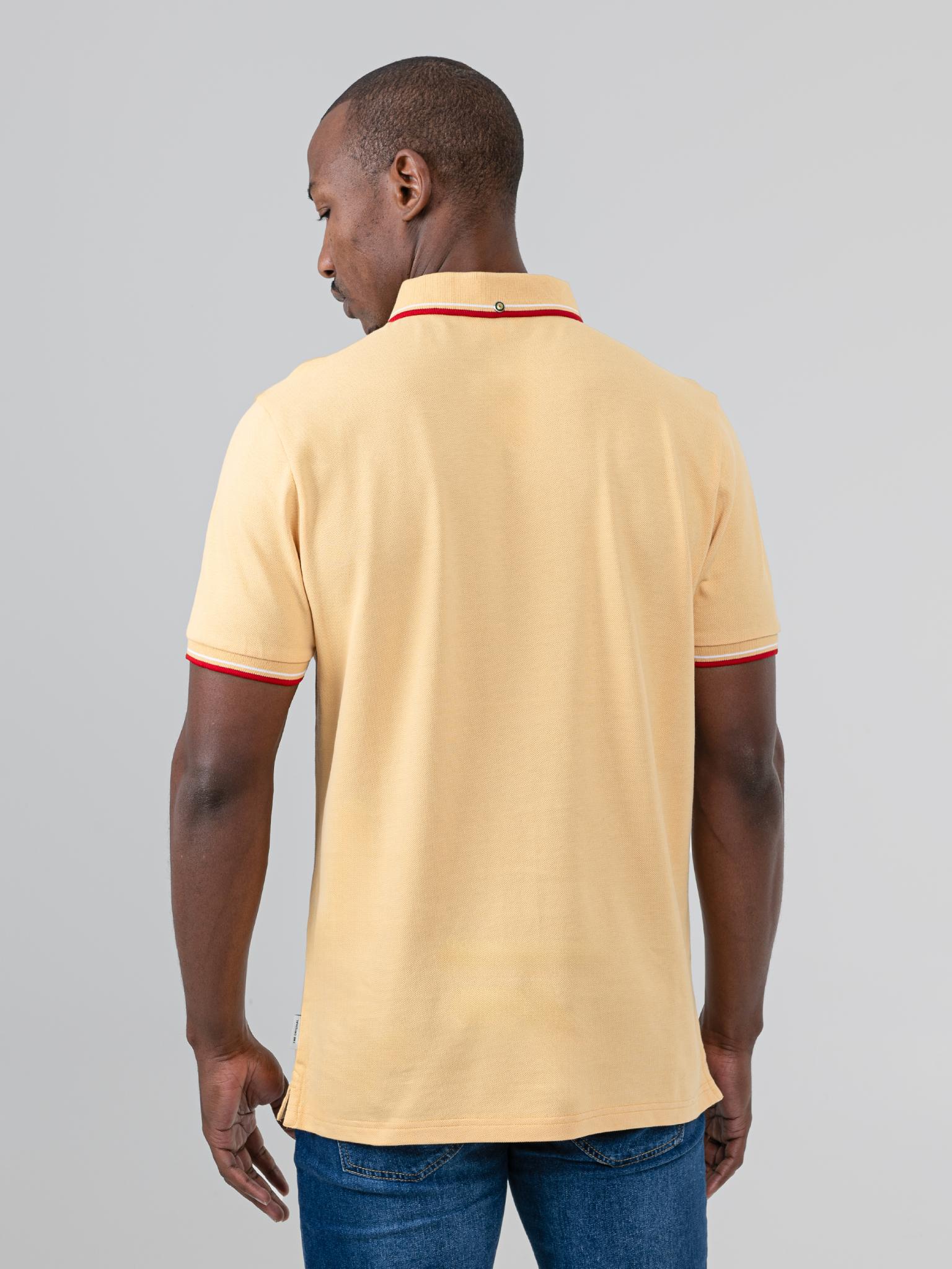 Organic Cotton Signature Polo - New Wheat