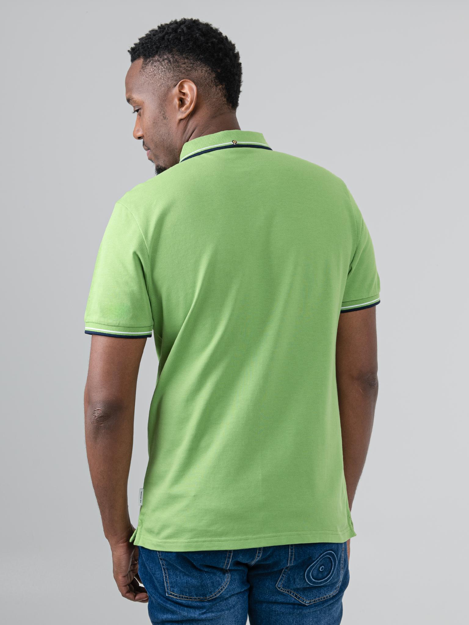 Organic Cotton Signature Polo - Piquant Green