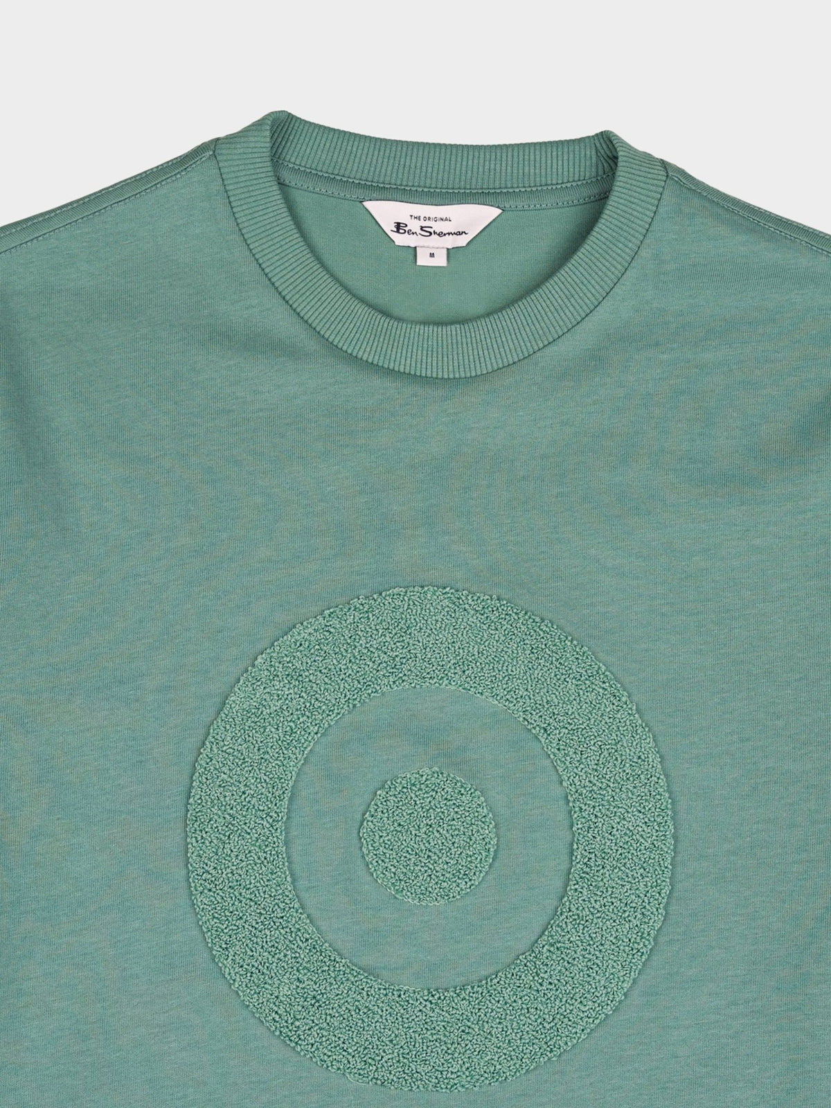 Ben Sherman Target Towelling Applique Tee in Sea Deep – image 2 of 2